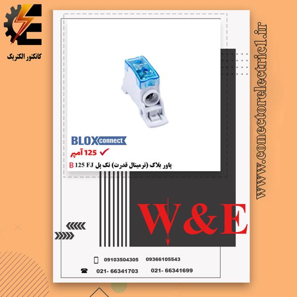 ترمینال توزیع دو پل 125 آمپر BLOX CONNECT - FJ215-125B