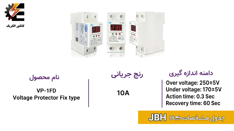 مزایای محافظ ولتاژ تكفاز 40 آمپر 
