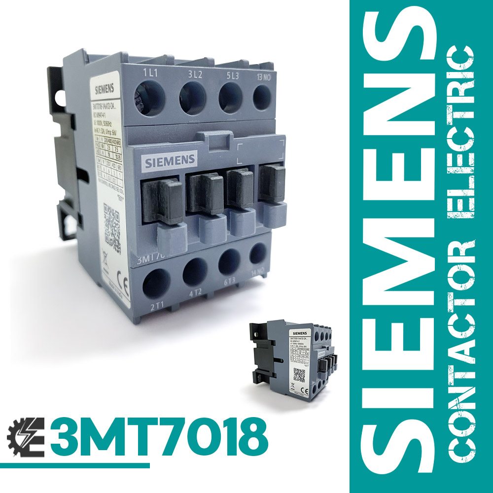 کنتاکتور 18 آمپر زیمنس مدل 3MT7018