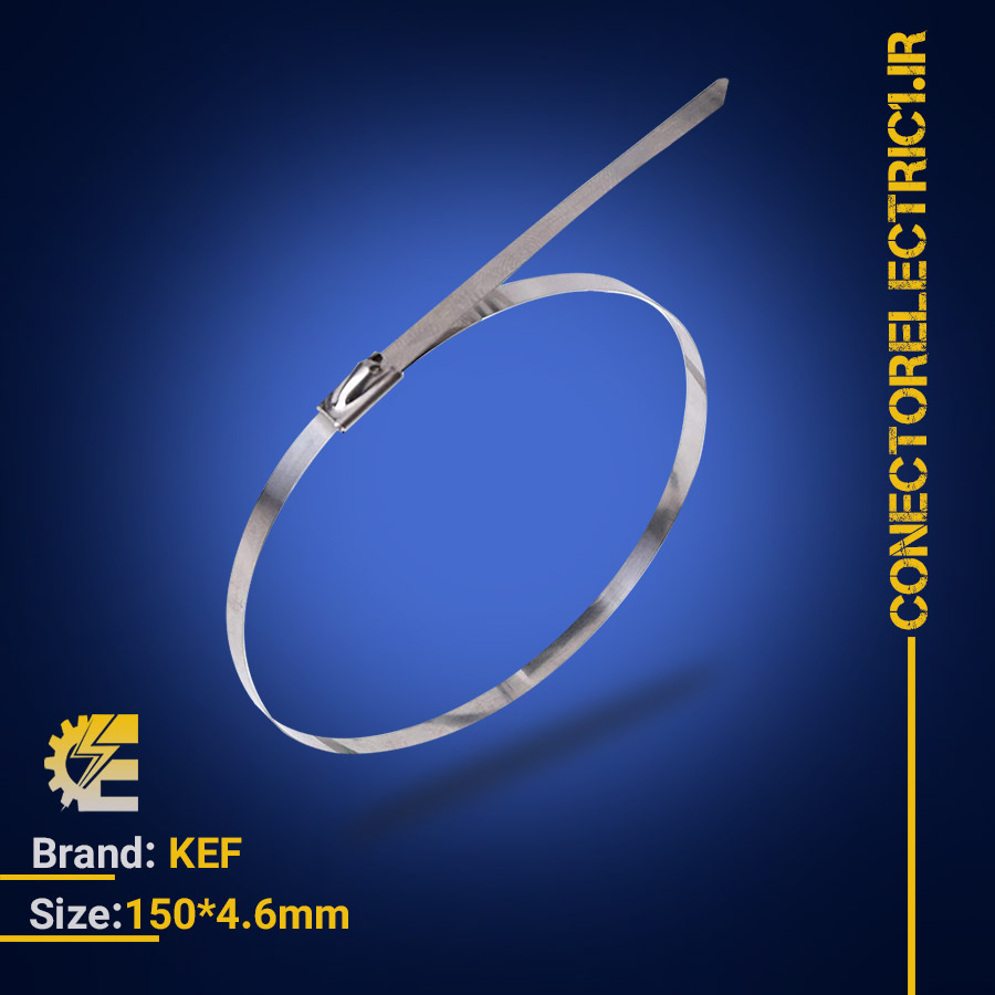 بست کمربندی فلزی | استیل 15 سانت