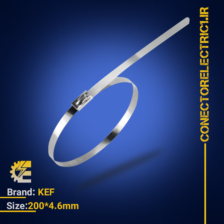 بست کمربندی فلزی | استیل 20 سانت