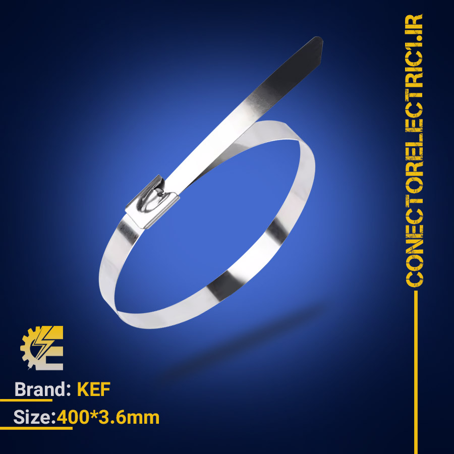 بست کمربندی فلزی | استیل 40 سانت