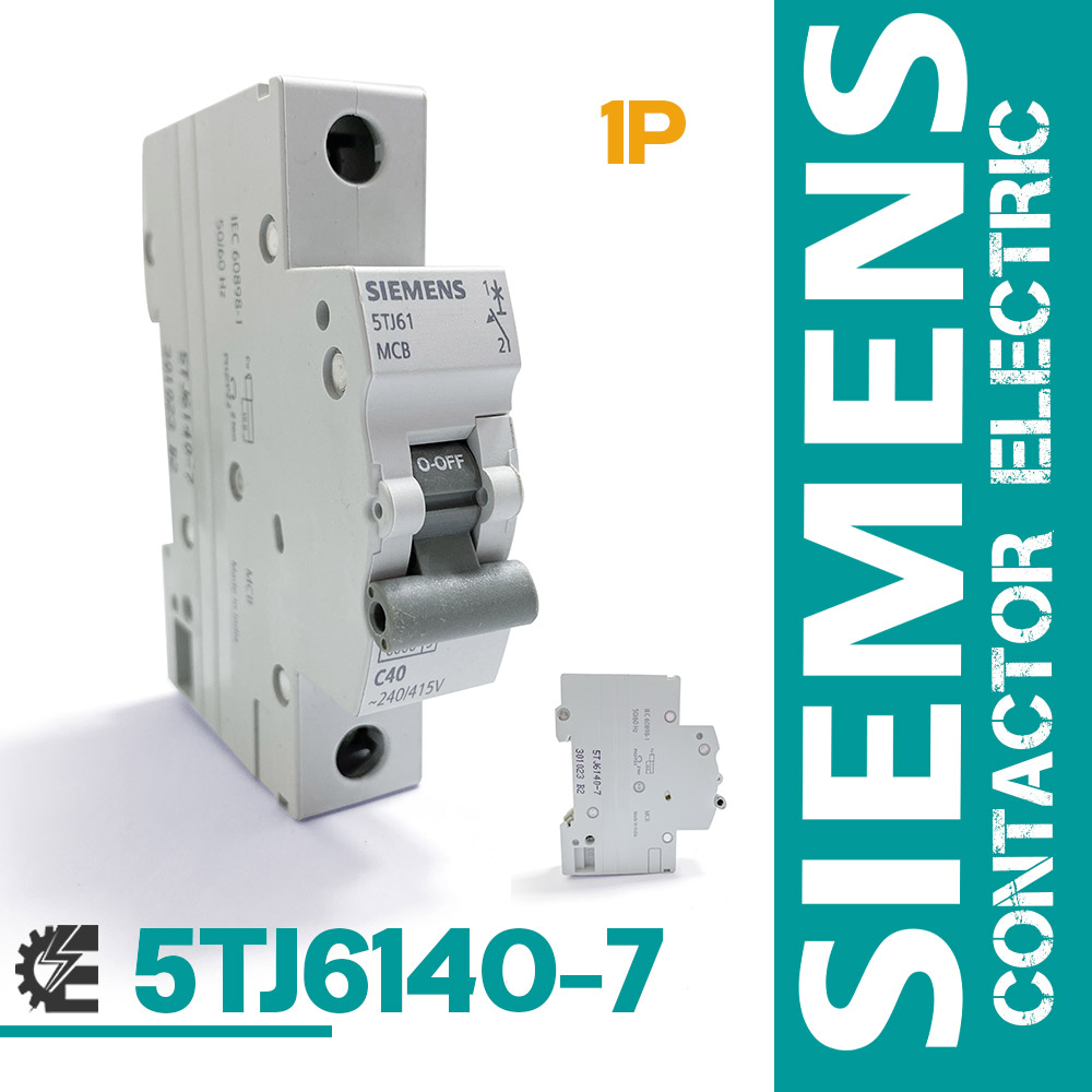 کلید مینیاتوری زیمنس تک پل 40 آمپر مدل 5TJ6140-7