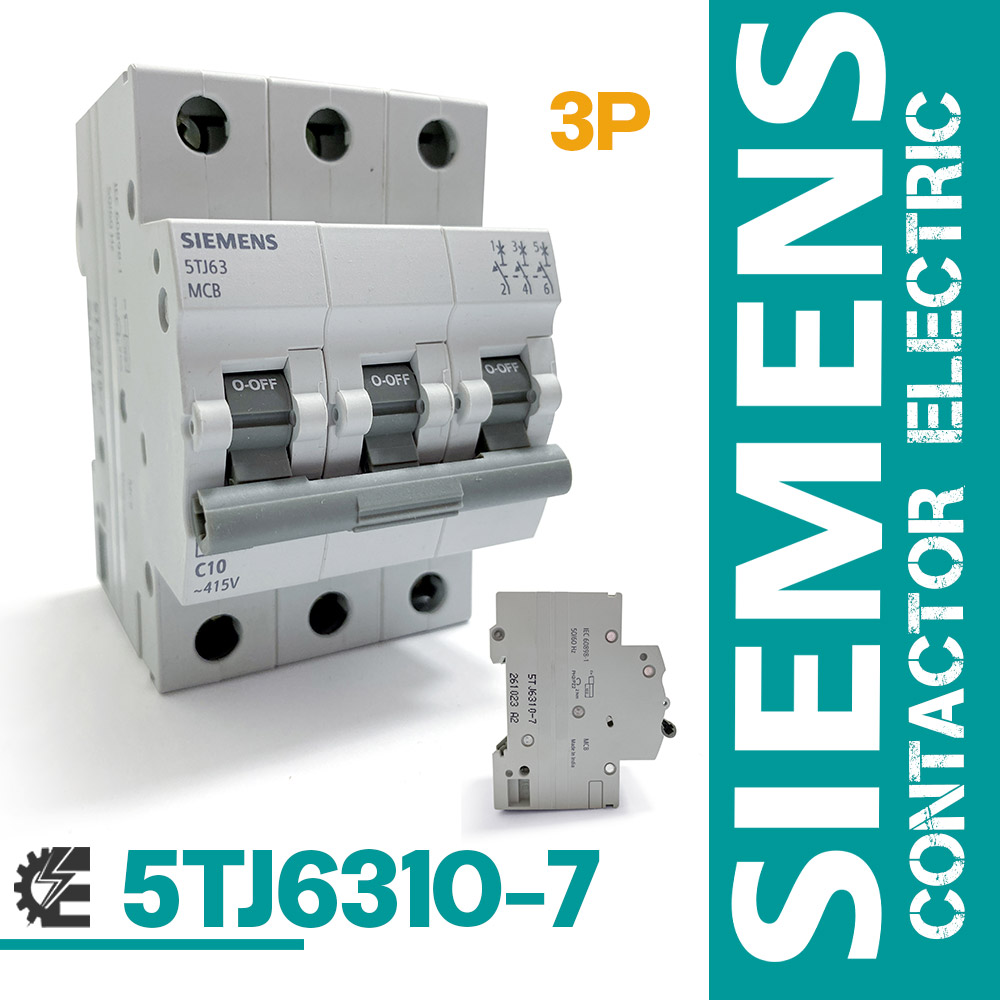 کلید مینیاتوری زیمنس 3 پل 10 آمپر مدل 5TJ6310-7