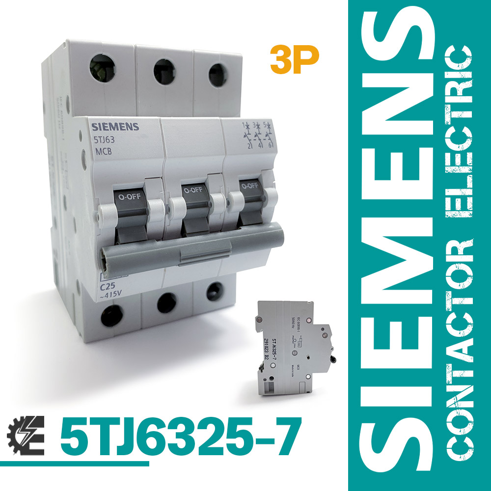 کلید مینیاتوری زیمنس 3 پل 25 آمپر مدل 5TJ6325-7