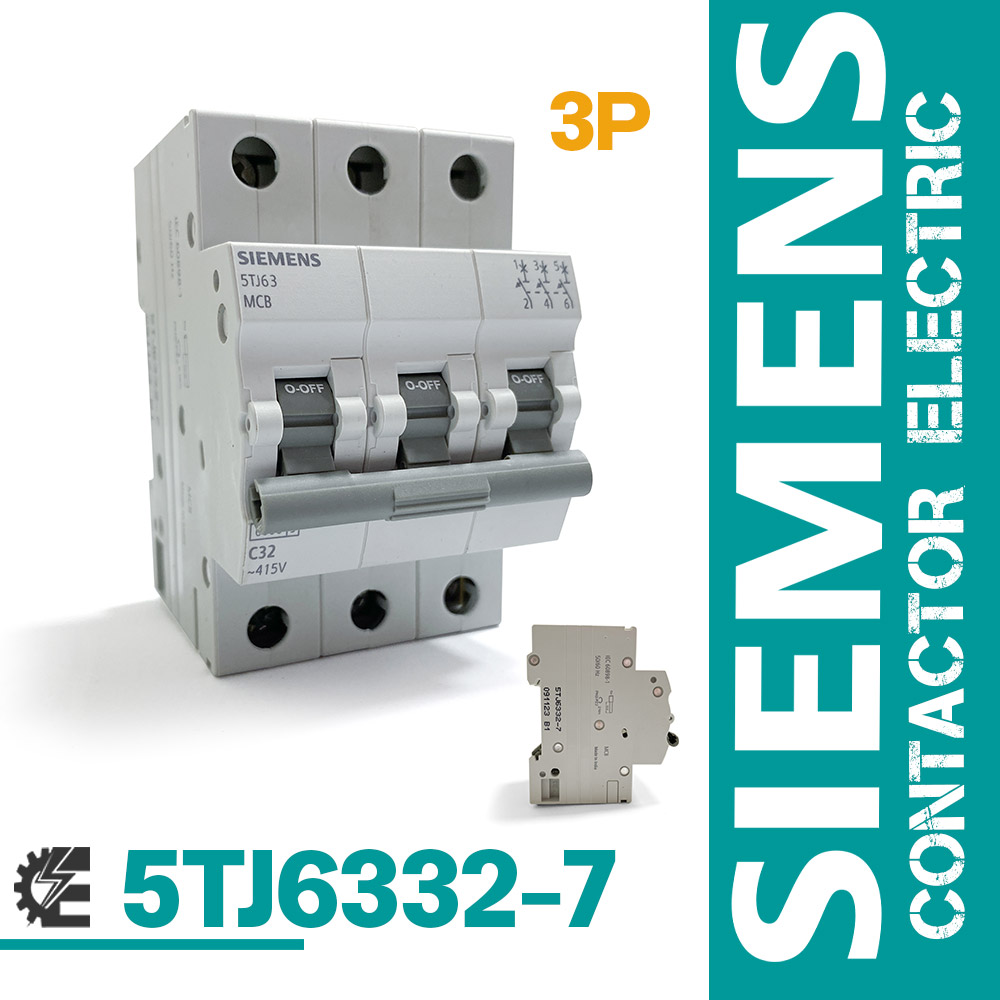 کلید مینیاتوری زیمنس 3 پل 25 آمپر مدل 5TJ6332-7